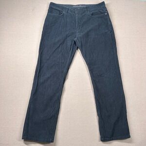 Eddie Bauer Corduroy Pants Mens 38x32 (fits 36x30) Straight Classic Blue Outdoor